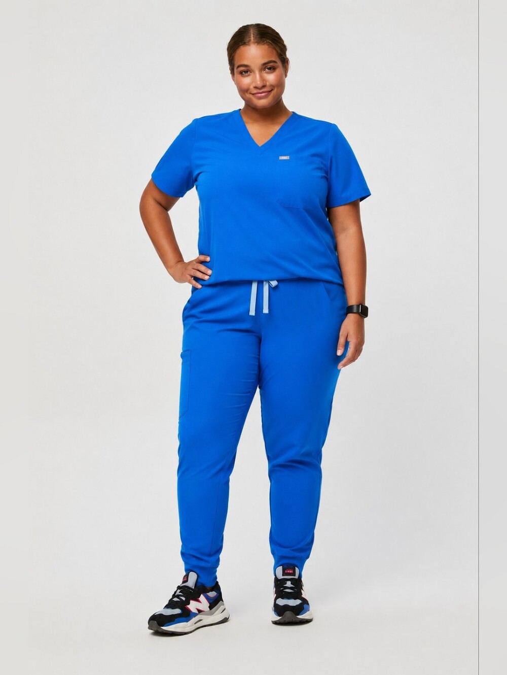 FIGS Scrubs Set XL Catarina One-Pocket Scrub Top Zamora Joggers High Waist Pants